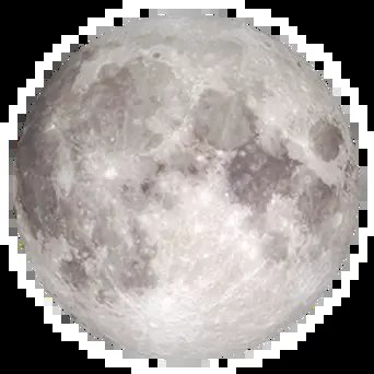 Moon surface and space